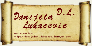 Danijela Lukačević vizit kartica